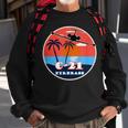 C-21 Learjet Firebass Vintage Sunset Sweatshirt Gifts for Old Men