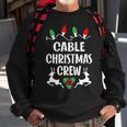 Cable Name Gift Christmas Crew Cable Sweatshirt Gifts for Old Men