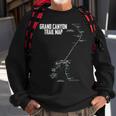 Camp Grand Canyon National Park Trail Map Camping Hiking Sweatshirt Gifts for Old Men