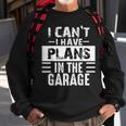 I Can't I Have Plans In The Garage Retro Car Mechanic Sweatshirt Gifts for Old Men