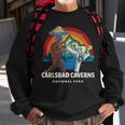Carlsbad Caverns National Park Bigfoot Alien Vintage Ufo Sweatshirt Gifts for Old Men