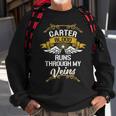 Carter Blood Runs Through My Veins Sweatshirt Gifts for Old Men