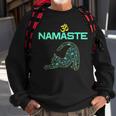 Cat Yoga Namaste Om Ying Yang Balance Yoga New Mat Sweatshirt Gifts for Old Men