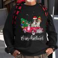 Cavalier King Charles Spaniel Christmas Ride Red Truck Sweatshirt Gifts for Old Men