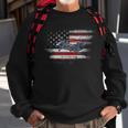Ch-47 Chinook Helicopter Usa Flag Helicopter Pilot Gifts Sweatshirt Gifts for Old Men