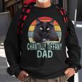 Chantilly-Tiffany Cat Dad Retro Vintage Cats Heartbeat Sweatshirt Gifts for Old Men