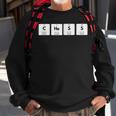 Chess Pieces Periodic Table Elements Chess Coach Sweatshirt Gifts for Old Men