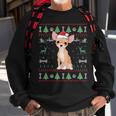 Chihuahua Ugly Christmas Sweater Santa Dog Lover Sweatshirt Gifts for Old Men