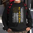 Childhood Cancer Awareness Fight Support American Flag Usa Sweatshirt Gifts for Old Men