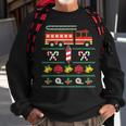 Christmas Firefighter Merry Christmas Fire Truck Costume Sweatshirt Gifts for Old Men
