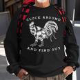 Cluck Around And Find Out Funny Gym And Fitness Workout Sweatshirt Gifts for Old Men