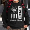 Coal Miner - Usa Flag Patriotic Underground Mining Laborer Sweatshirt Gifts for Old Men
