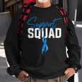 Colon Cancer Awareness Support Squad Blue Ribbon Sweatshirt Gifts for Old Men