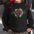 Colorful Phish-Jam Tie-Dye For Fisherman Fish Outfits Sweatshirt Gifts for Old Men