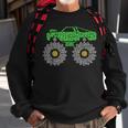 Colorful Polka Dot Monster Truck International Dot Day Sweatshirt Gifts for Old Men