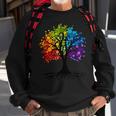 Colorful Tree Dot Day 2023 Dot Sweatshirt Gifts for Old Men