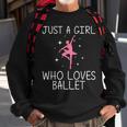 Cool Ballet For Girls Kids Ballerina Dance Ballet Dancer Sweatshirt Gifts for Old Men