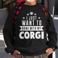 Corgi Dog For Girls Boys Sweatshirt Gifts for Old Men