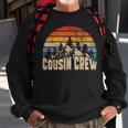 Cousin Crew 2023 Camping Family Reunion Making Memories Sweatshirt Gifts for Old Men