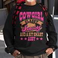 Cowgirl Classy Sassy And A Bit Smart Assy Country Western Sweatshirt Gifts for Old Men