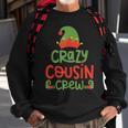 Crazy Cousin Crew Elf Christmas Party Family Matching Pajama Sweatshirt Gifts for Old Men
