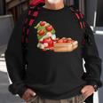 Cute Apple Lover Garden Gnome Fall Autumn Apple Picking Sweatshirt Gifts for Old Men