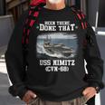 Cvn68 Uss Nimitz Navy Ships Sweatshirt Gifts for Old Men