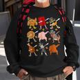 Dabbing TurkeyRex Pilgrim Thanksgiving Boys Kid Dab Sweatshirt Gifts for Old Men
