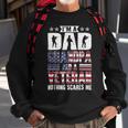 Dad Grandpa Veteran Nothing Scares Veteran Day 132 Sweatshirt Gifts for Old Men