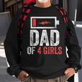 Dad Of 4 Girls Gift From Daughter Fathers Day Birthday Gift For Mens Sweatshirt Gifts for Old Men