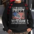 Dad Pappy And A Veteran Fathers Day Gift Gift For Mens Sweatshirt Gifts for Old Men