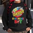 Daddy Of The Birthday Boy Uno Dad Papa Father 1St Bday Sweatshirt Gifts for Old Men