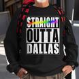 Dallas Gay Pride Not Straight Outta Lgbtq Sweatshirt Gifts for Old Men