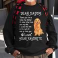 Dear Daddy Golden Retriever Dog Dad Fathers Day Sweatshirt Gifts for Old Men