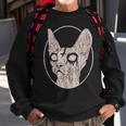 Death Metal Sphynx Cat Sweatshirt Gifts for Old Men