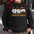 Dental Squad Trick Or Th Dentist Halloween Costume Sweatshirt Gifts for Old Men