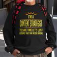 Im A Desk Content Strategist Sweatshirt Gifts for Old Men