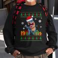 Dinosaur Lovers Dinosaur Santa Hat Ugly Christmas Sweater Sweatshirt Gifts for Old Men