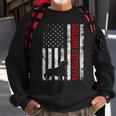 Distressed American Flag Golden Retriever Dog Patriotic Sweatshirt Gifts for Old Men