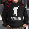 Distressed Senior 2018 Class Of 2018 Sweatshirt Gifts for Old Men