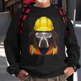 Dog German Shorthaired Construction Worker German Shorthaired Pointer Laborer Dog Sweatshirt Gifts for Old Men