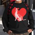 Dog Red Heart Italian Greyhound Sweatshirt Gifts for Old Men