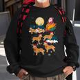 Dog Reindeer Golden Retriever Christmas Sweatshirt Gifts for Old Men