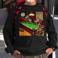 Dogs Playing Billiards Sweatshirt Gifts for Old Men