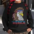 Eagle Mullet 4Th Of July Usa American Flag Eagle Merica Sweatshirt Gifts for Old Men