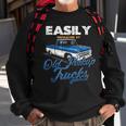 Easily Distracted By Old Pickup Trucks Classic Cars Sweatshirt Gifts for Old Men