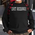 East Rockaway Vintage White Text Apparel Sweatshirt Gifts for Old Men