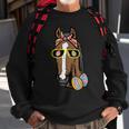 Easter Horse Face Cowgirl Equestrian Women Girls Kids N Sweatshirt Gifts for Old Men