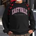 Eastvale California Ca Varsity Style Pink Text Sweatshirt Gifts for Old Men