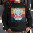 Eff You See Kay Why Oh You Elephant Yoga Vintage Sweatshirt Gifts for Old Men
